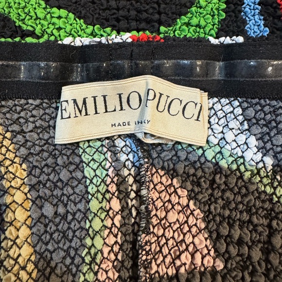Emilio Pucci Multicolor Textured Stretchy Fabric , Fabulous Bodycone Strapless - Picture 13 of 16